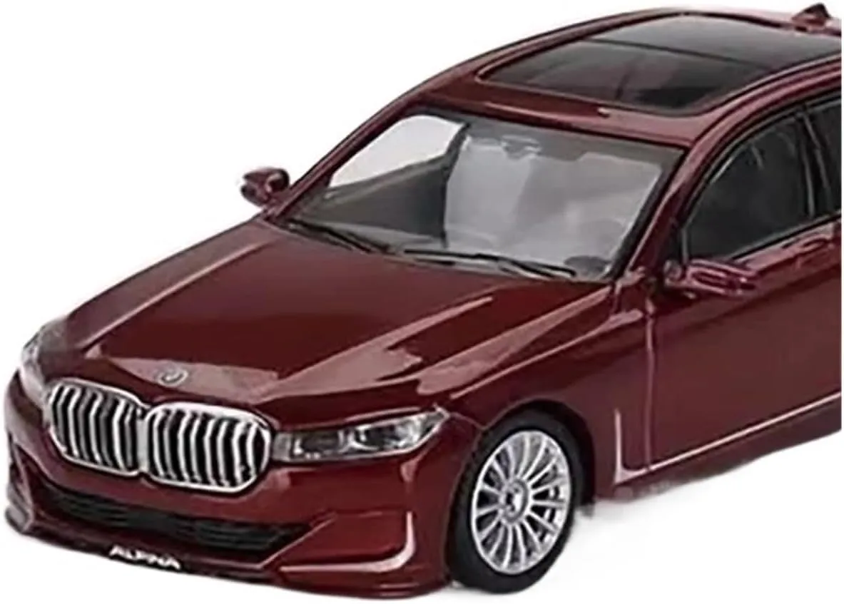1 64 for BMW Alpina B7 Alloy Classic Luxury Car Model Ornaments Toys Adult Collection Display Hobby Motor Vehicles Toys(Gray)