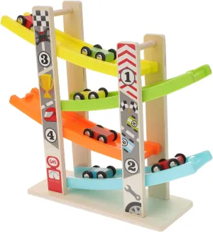 1 Set Gliding Track Car for Educational Ramp for Develops Concentration Hand Eye Coordination Present for Creative Play Bright Colors for Fun Learning