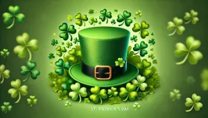 1000pcs Wooden Jigsaw Puzzles - Green Hat Clover Rectangle Shaped Building Blocks Puzzle St. Patrick's Day Building Bricks Puzzle for Aldults, Anniversary, Birthdays.
