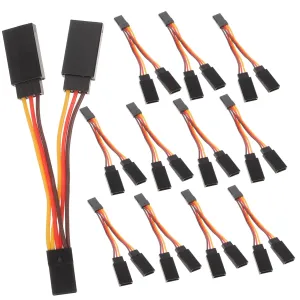 10pcs Extension Cable for Lightweight and Portable Connector Wire for Cars and Helicopters Easy to Install for Multiple Devices