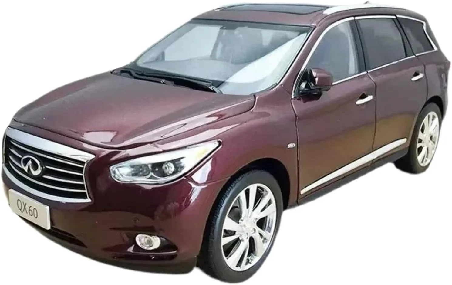 1:18 for Infiniti QX60 SUV Alloy Die-cast Static Car Model Collection Ornaments Souvenir Mini Simulation Toys(White)