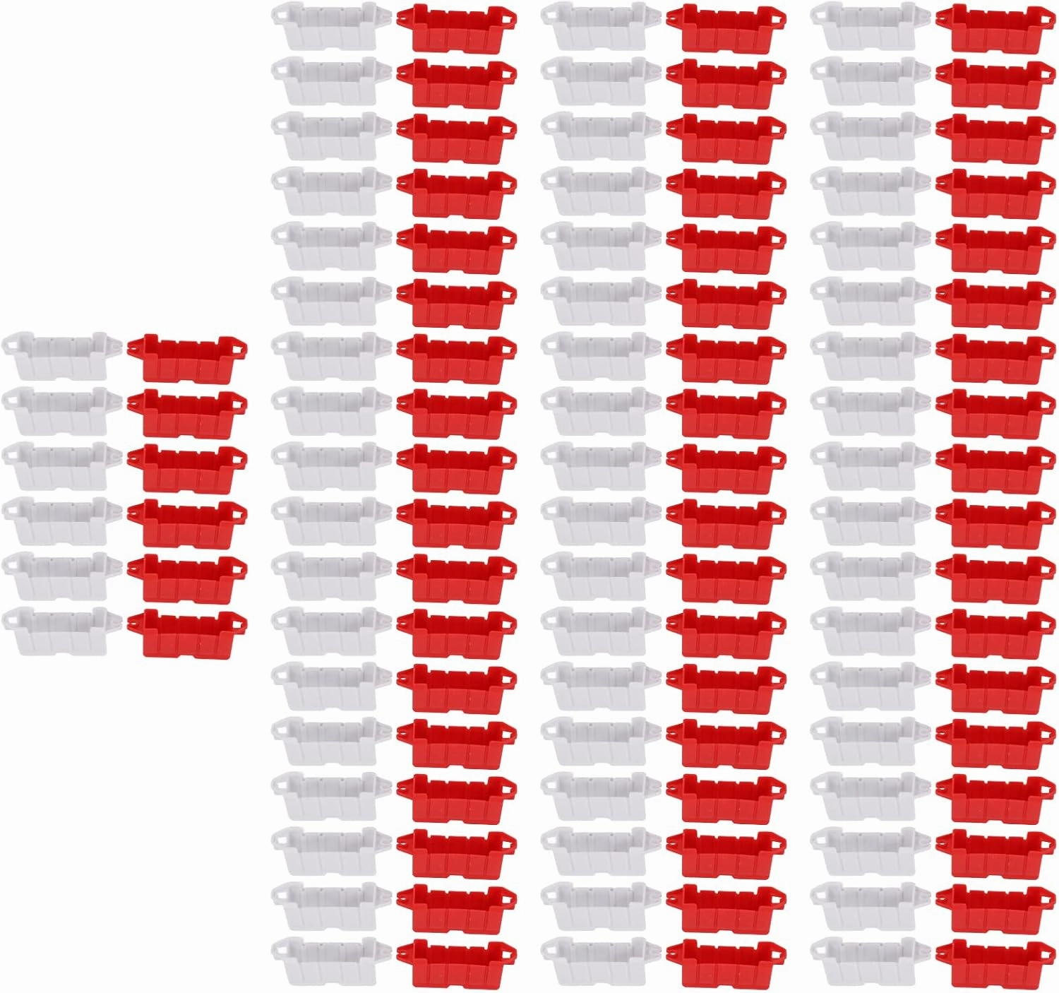 120PCS DIY Remote Control Racing Car Track Road Barriers - Portable Drifting Race Road Barrier Set for All RC Cars