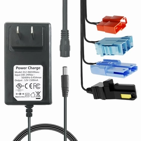 12Volt & 24Volt Universal Charger for Batty Powered Kid's Ride on Toys Car, Best Choice 12V&24V Adapter Charger for Power Wheels Electric Vehicle.LED Lights,Peg-Perego,Fisher-Price (12Volt)