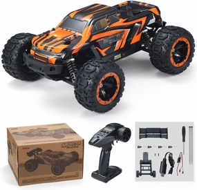 1601 Remote Control Cars 1:16 Scale 4X4 Brushless Fast RC Cars for Adults, High Speed 45 KPH, Hobby Electric Racing, 4WD Remote Control Cars, All Terrain Truck
