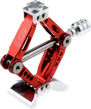 1pc Mini Climbing Car Jack Aluminium Alloy Simulation Lifting Accessory for Model Vehicles Realism Style Portable Design and Construction