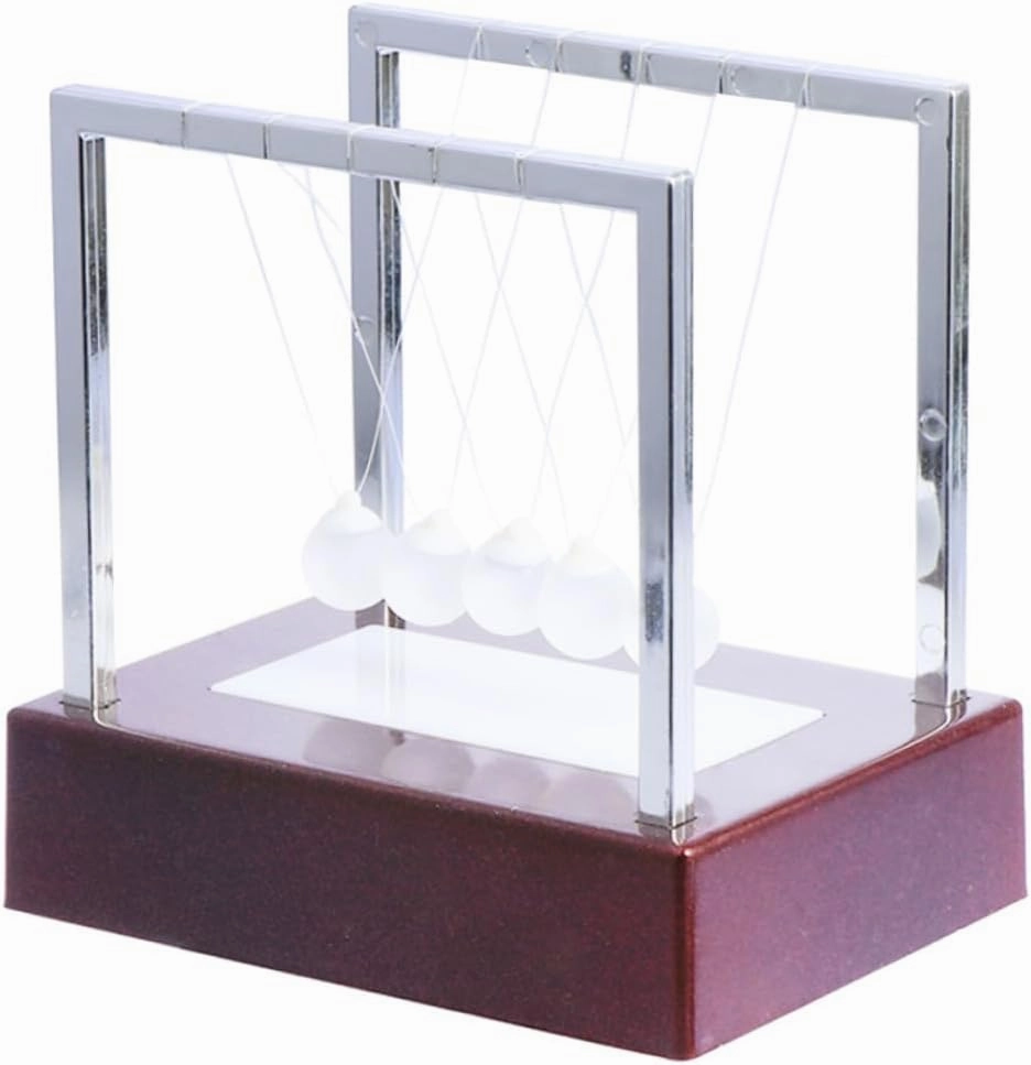 1pc Illuminated Pendulum Dynamic Physics Desk Decoration for Office Home Swinging Toy Battery Not Included Creative Relief Gadget