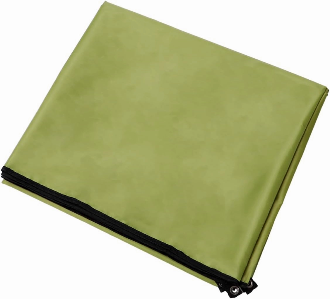 1pc Portable Outdoor Blanket Oxford Cloth Mat for Camping Beach and Hiking Uv Lightweight Design for Army Green