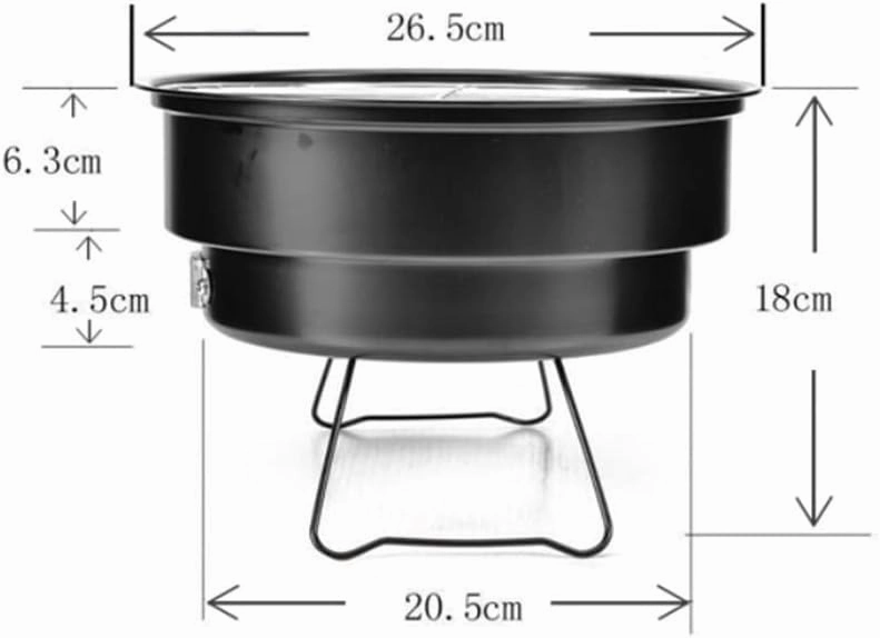 1pcs Foldable Grill Camp Cooker Charcoal Stove Family Travel Home Barbecue Grill Mini Bbq Outdoor Portable