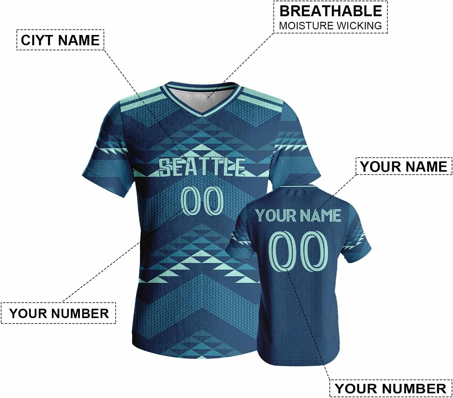 2025 Custom Soccer Jersey Personalized Soccer Uniform Printed Name Number Sports Shirt for Men Women Youth Fans Gifts