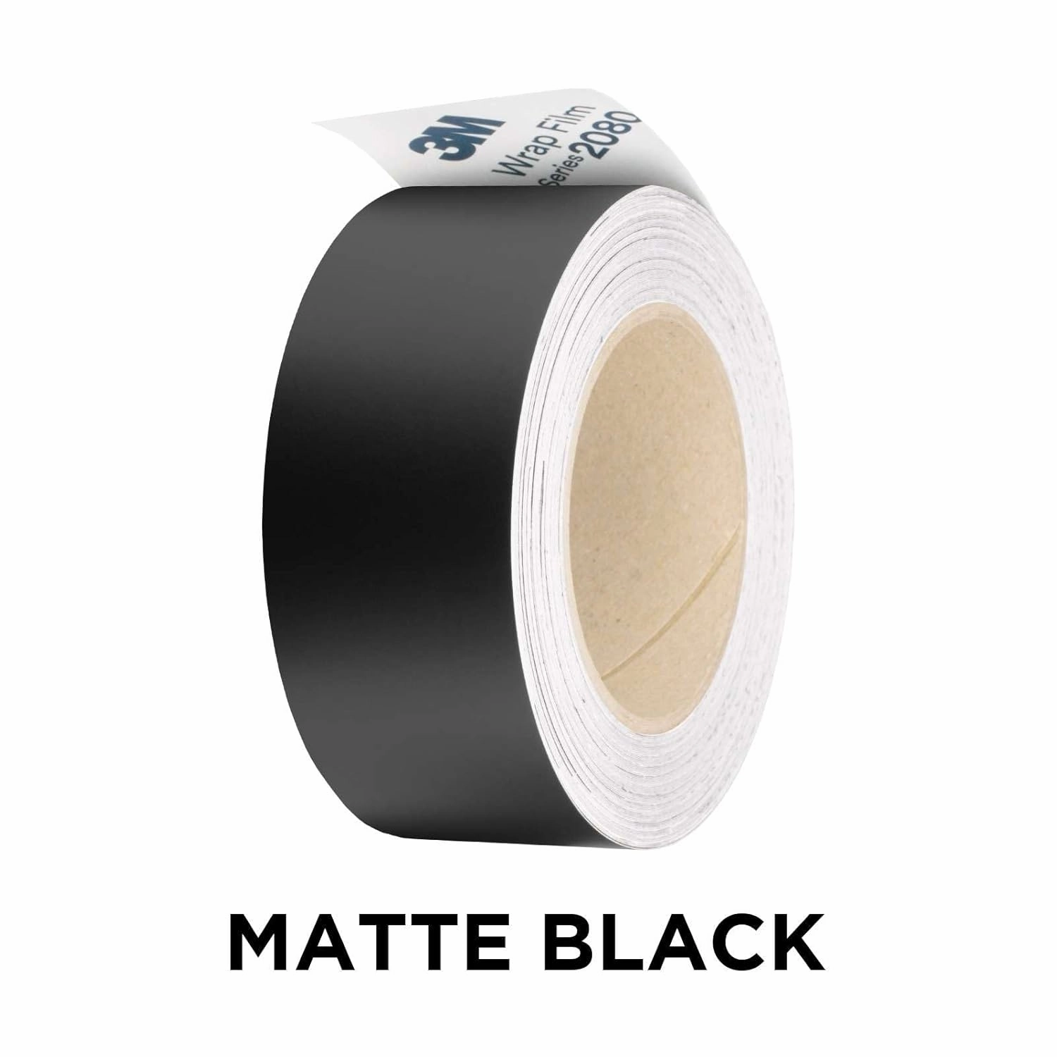 2 inches x 25 Feet Matte Black 3M 2080 Vinyl Wrap Kit for Black Out Chrome Delete Window Trim Door Trim with Tool Kit