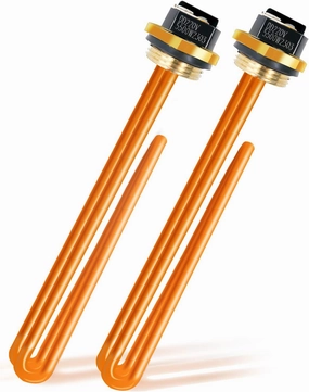 2 Pack HE 55220 Water Heater Element Fit for EcoSmart ECO POU 6 ECO 8 ECO 11 Eemax Rheem Richmond RMTEX-06 Smart Electric Tankless Water, Heating Element Replacement 5.5KW 220V/ 6KW 240V