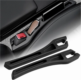 2PCS Car Seat Gap Filler Organizer,Multifunctional Car Gap Filler Organizer Storages Phone Key Avoids Things Falling,Universal Car Blocker Between Seats Car Organizer Car Accessories