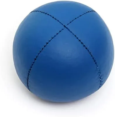 3 x Pro 76g Cascade Mini Juggling Balls - Small Sized Quality Thud Juggling Balls & Bag - Set of 3 Juggling Balls (Red, Blue and White)