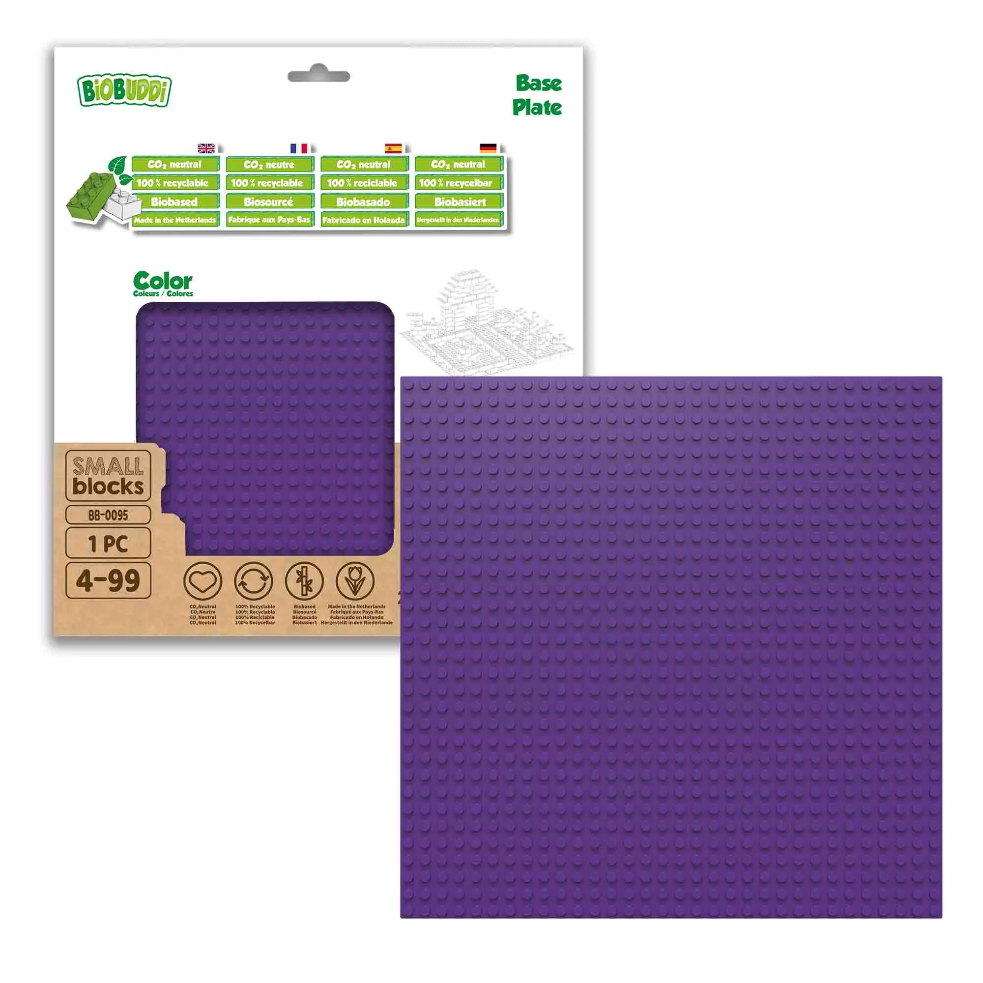 32 x 32 Baseplate Eggplant Purple