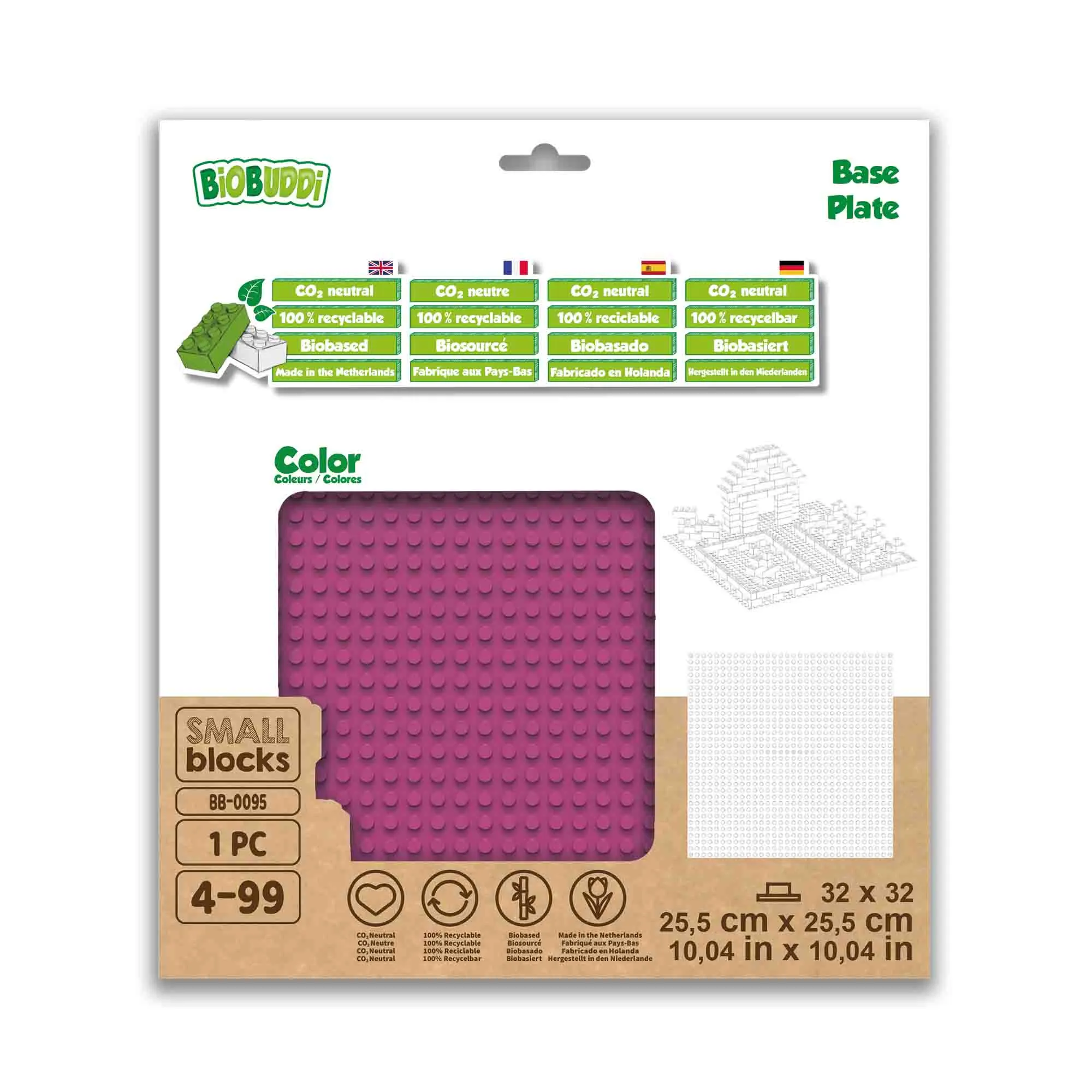 32 x 32 Baseplate Fuchsia Purple
