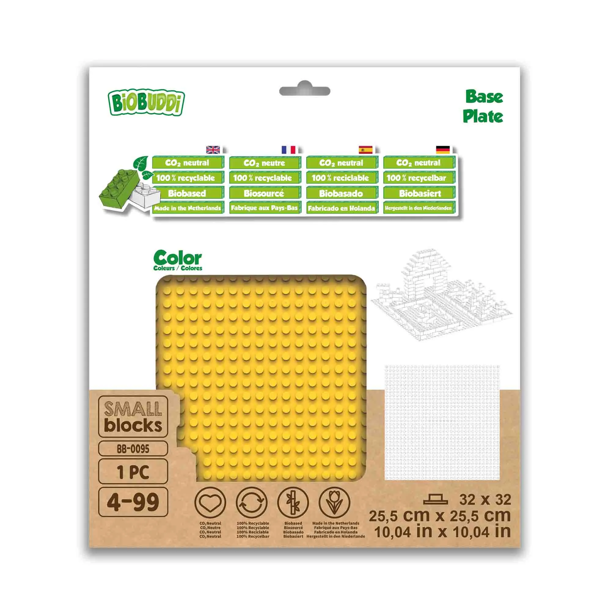 32x32 Baseplate Bumblebee Yellow