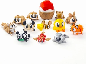 3D Printed Articulated Animal Figurines Set, Desk Decor, Collectibles Gifts for Boys and Girls, Pinata Filler, Carnival Prizes, Treasure Chest for Students Rewards, Birthday Gifts, Goodie Bag Stuffers