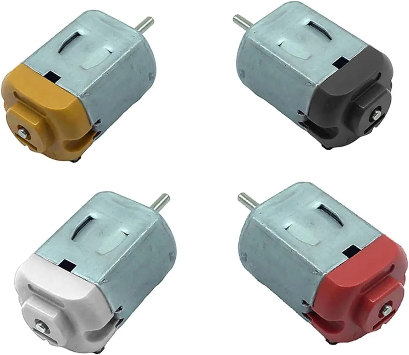 3V 0.3A 16000RPM Mini DC Motor Micro DC Motor for DIY Toys Hobbies Smart Car MOTOR 130 Small Motor Red/Yellow/Black/White(Red 16500)