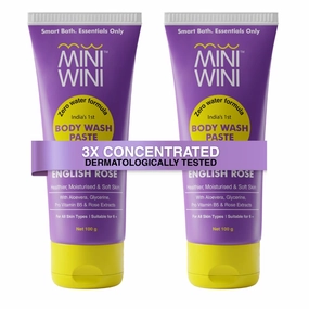 3X Concentrated Body Wash Paste 2 X 100g (3.5 fl oz) | Face   Body Cleanser | Aloe Vera, Pro-Vitamin B5 & Glycerin | Travel-Friendly | Daily Use | For Men, Women & Kids | All Skin Types