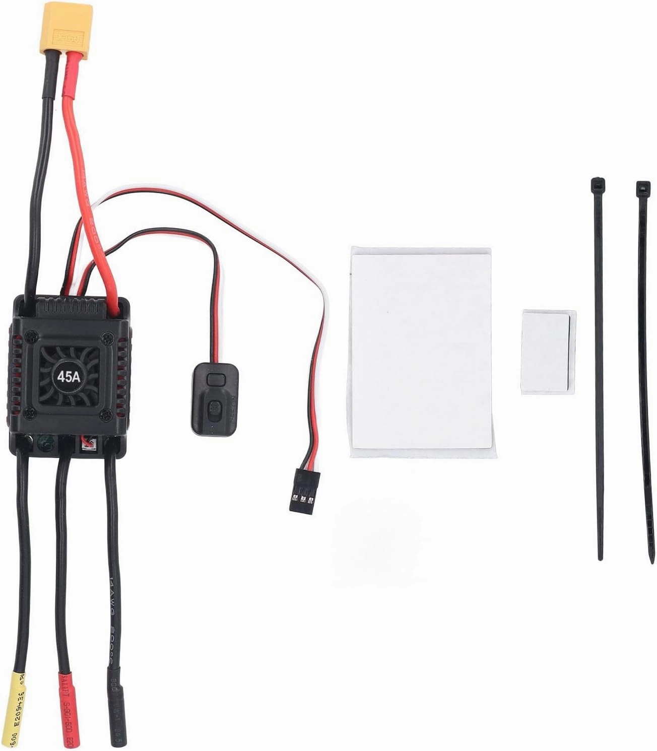 45A RC ESC Brushless Universal Electronic Speed Controller for 1/10 RC Car Model