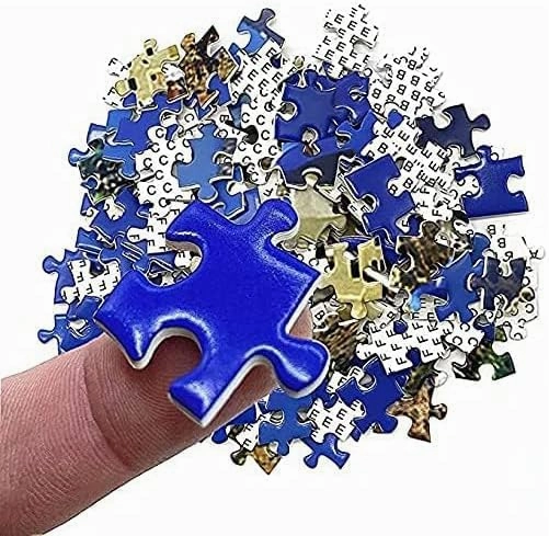 500 Piece Jigsaw Puzzle for Adults - Coral Fishes in Shallow Waters of The Sea Challenging Educational Game Fun Family Activities Puzzle Floor Props Kid Gift Unzip Toy Wooden Puzzles