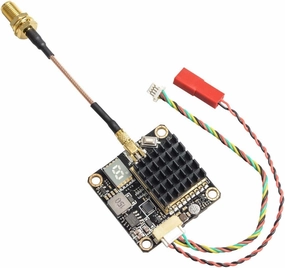 5.8GHz FPV VTX PIT/250/500/1000/2000mW Long Range Switchable Transmitter Support OSD Configuration Using Smart Audio and Microphone with MMCX, FC Uart for Racing Drone RC Drones Quadcopter RC Car