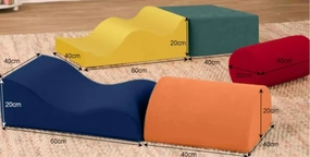 5 Piece Toddler Climbing Toys Indoor, Foam Climbing Blocks for Toddlers Climbing Toys for Indoor Use