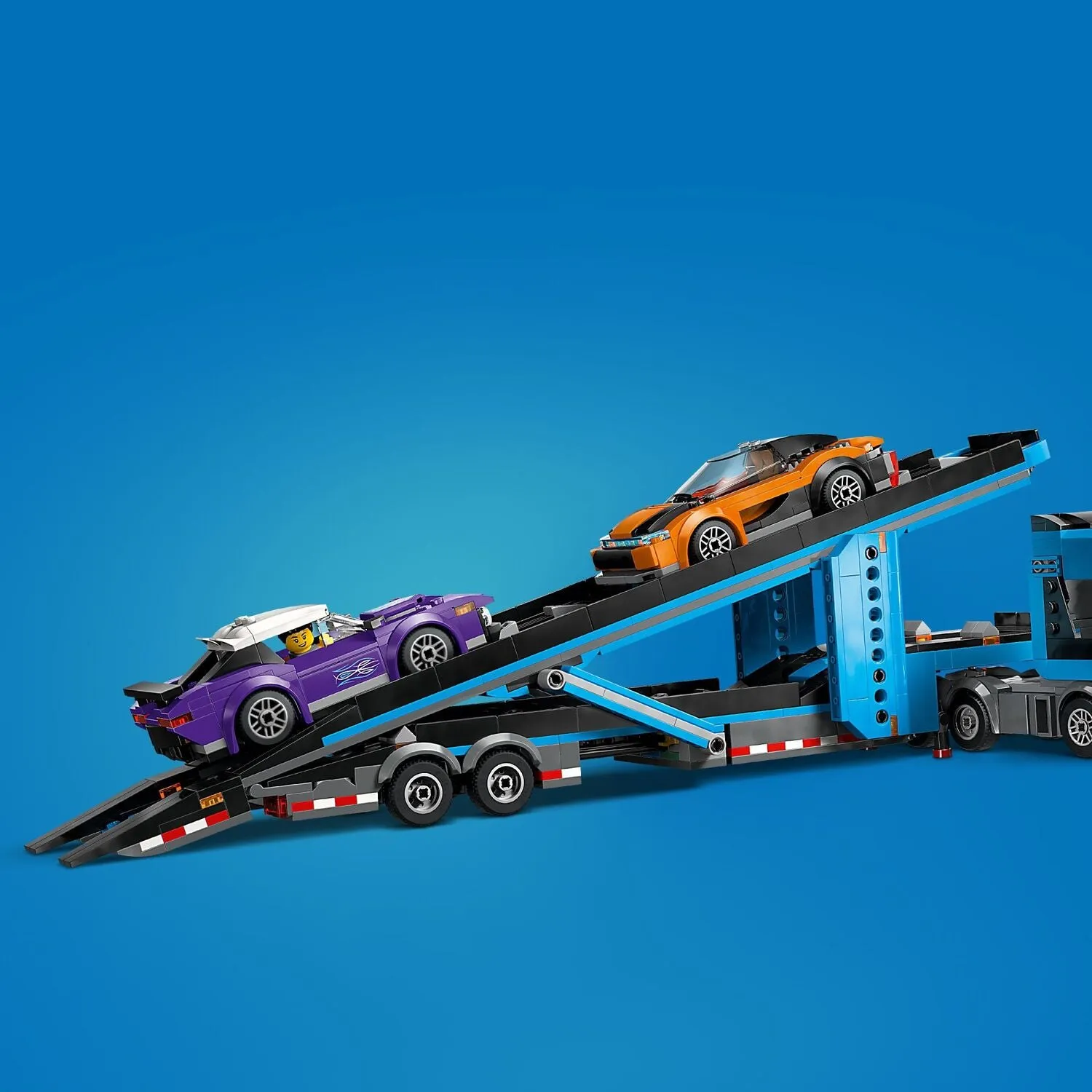 60408 Car Transporter Truck with Sports Cars