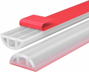 67" Shower Threshold Water Dam, Self-Adhesive Shower Barrier and Kitchen Water Stopper sealing Retention System Rubber Shower Guard Dam for Dry And Wet Separation Caulk Seal Strip Edge Trim