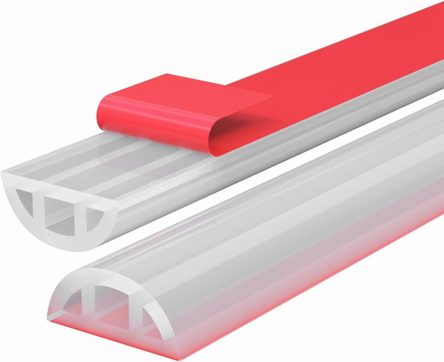 67" Shower Threshold Water Dam, Self-Adhesive Shower Barrier and Kitchen Water Stopper sealing Retention System Rubber Shower Guard Dam for Dry And Wet Separation Caulk Seal Strip Edge Trim