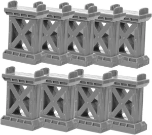 9pcs Train Bridge Support Risers Elevate Your Railway Accessories for Boys and Girls Toy Trains for Creative Layouts and Enhancing Playtime