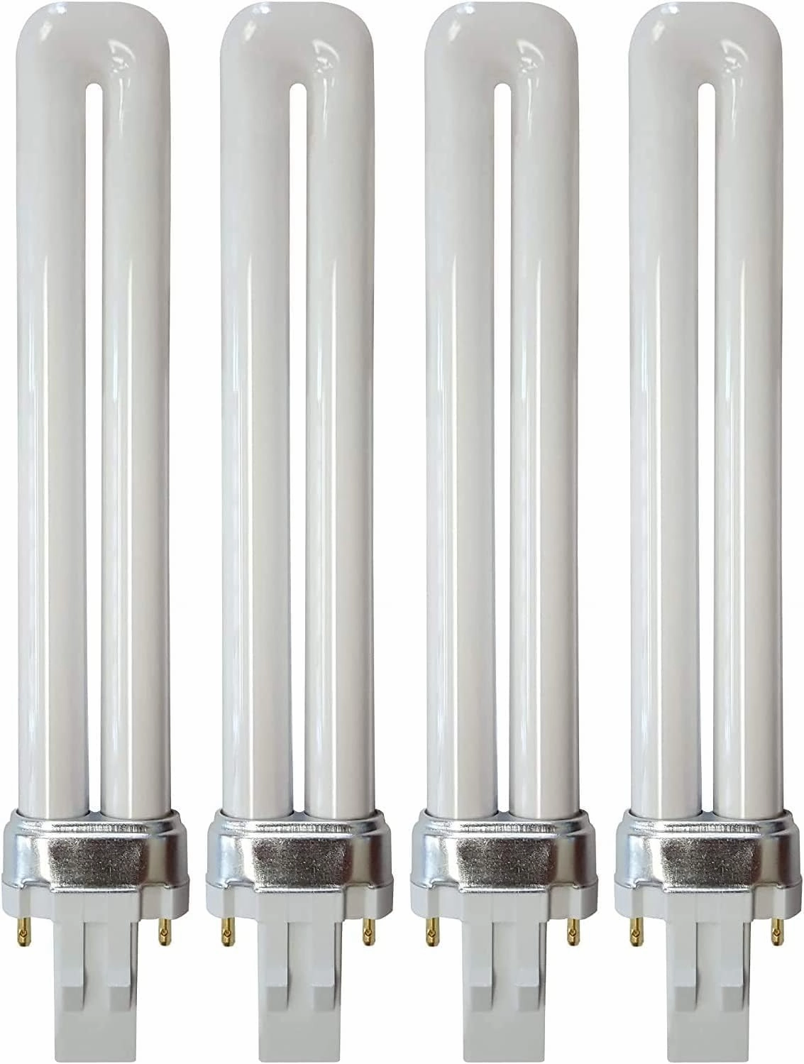 (4 Pack) PL13S/27/ECO - Compact Fluorescent Plug-in - 13 Watt - 120 Volt - T4-2-Pin (GX23) - Dimmable - 2,700 Kelvin (Soft White)