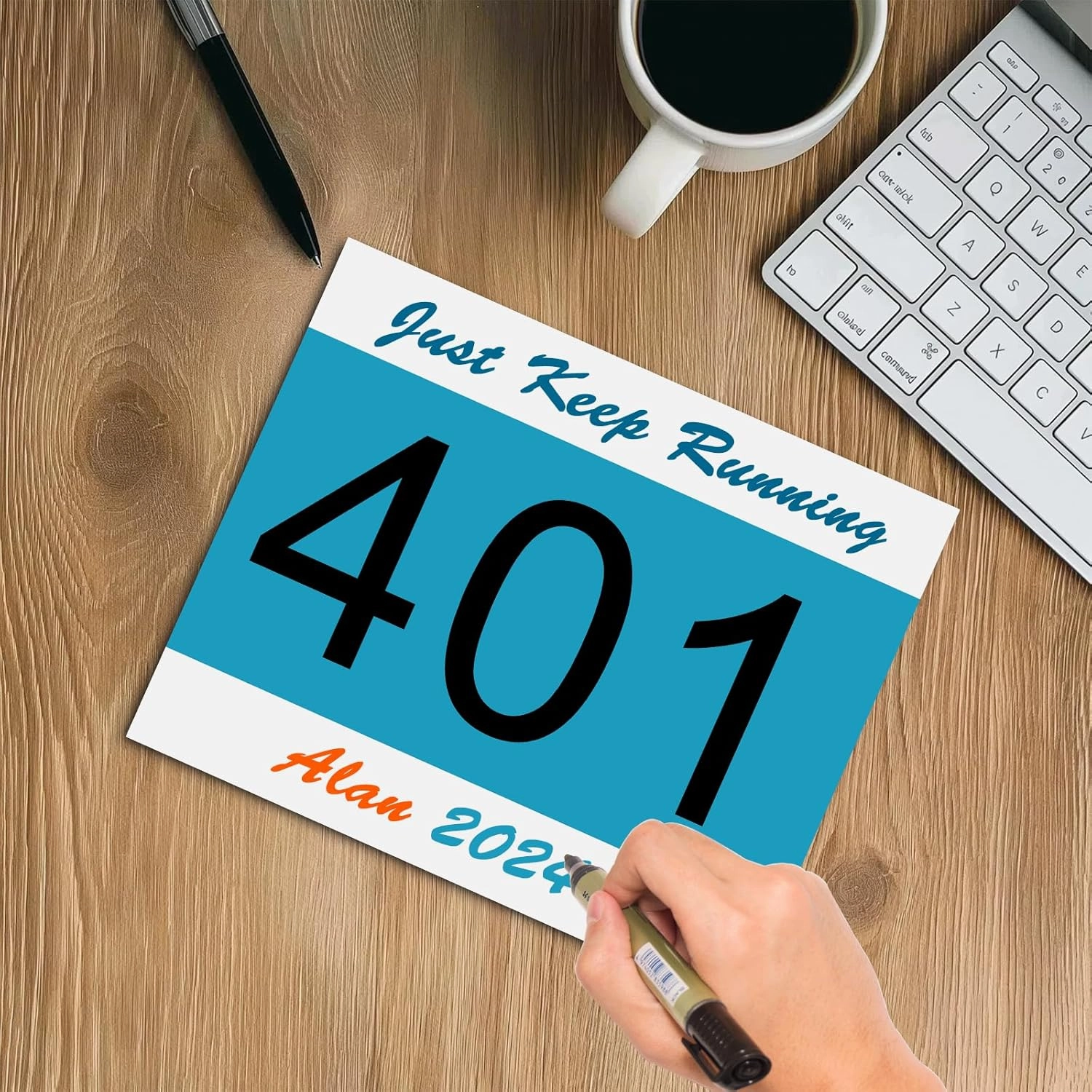 Adhesive Race Bib 7.5” X 6” Competition Number Bib Adhesive Running Bib Sticker Race Bib Athlete Number Bib for Marathon Cross-Country Running Cycling Race Mountain Climbing Race
