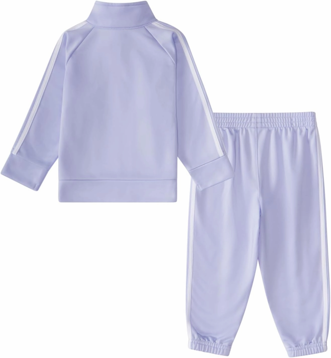 adidas Baby Girl's Zip Front Classic Tricot Jacket and Joggers Set