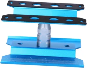 Adjustable Height 1/8 1/10 Car Repair Table Portable Toy Car Stand Locking Mechanism