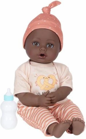 Adora Play Time Babies Collection, 13" Baby Doll with Doll Clothes and Accesories, Made with Sweet Baby Powder Scent, and GentleTouch Vinyl Body, Birthday Gift for Ages 1  - Sweet Pretzel