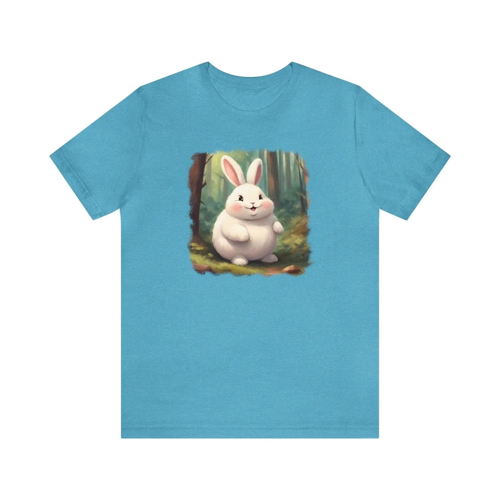 Adorable Fluffy Bunny Unisex Short Sleeve Tee