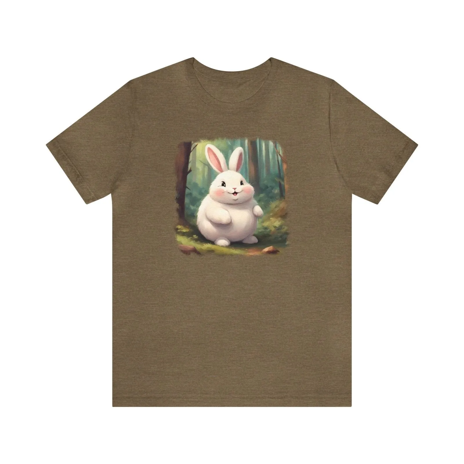 Adorable Fluffy Bunny Unisex Short Sleeve Tee