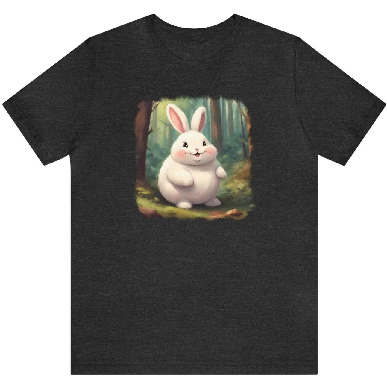 Adorable Fluffy Bunny Unisex Short Sleeve Tee