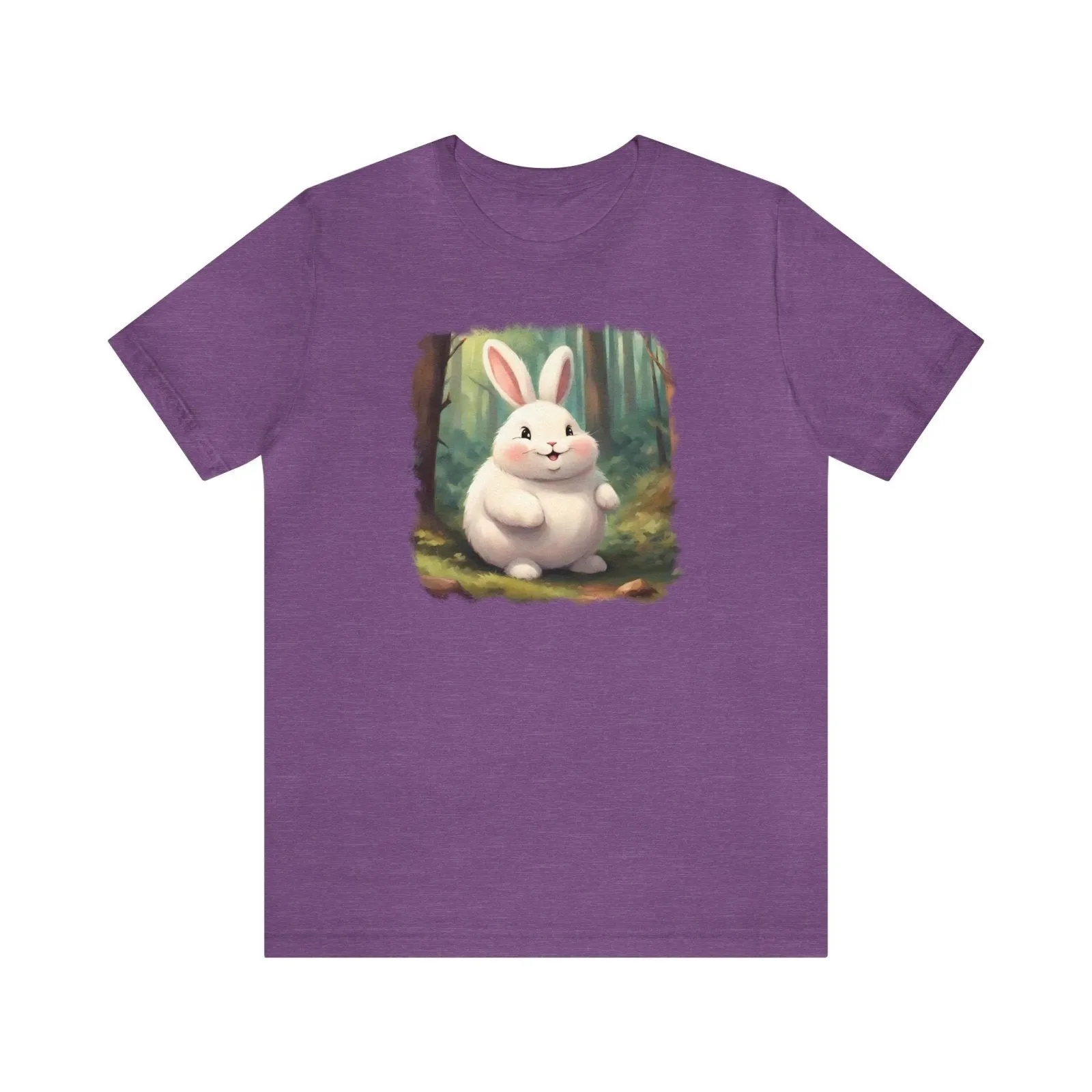 Adorable Fluffy Bunny Unisex Short Sleeve Tee