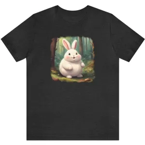 Adorable Fluffy Bunny Unisex Short Sleeve Tee