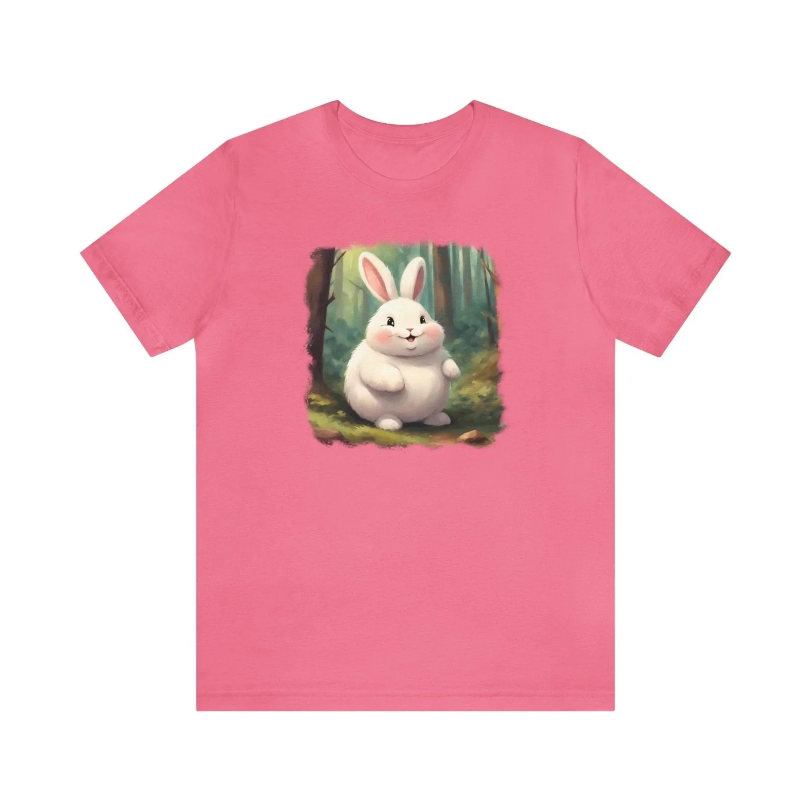 Adorable Fluffy Bunny Unisex Short Sleeve Tee