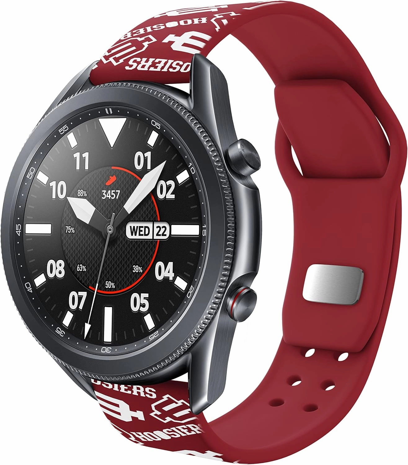 Affinity Bands Indiana Hoosiers HD Watch Band Compatible with Samsung Galaxy Watch and more