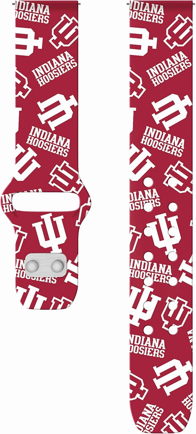 Affinity Bands Indiana Hoosiers HD Watch Band Compatible with Samsung Galaxy Watch and more