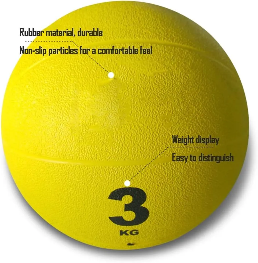 AGYH Hollow, Rubber Stretch Ball, Training Ball, Gravity Ball, with Anti-Leakage Nozzle, 1KG/2KG/3KG/4KG/6KG/7KG/8KG/9KG (Size : 4KG)