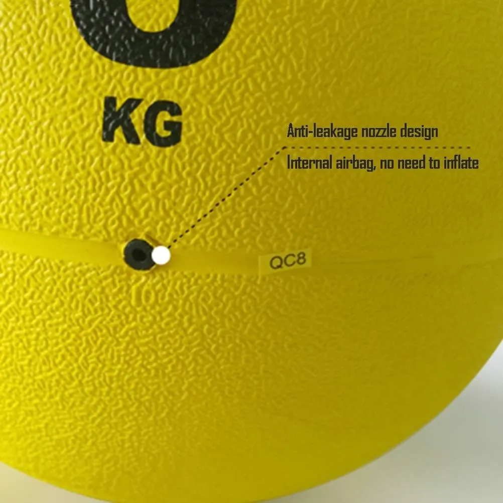 AGYH Hollow, Rubber Stretch Ball, Training Ball, Gravity Ball, with Anti-Leakage Nozzle, 1KG/2KG/3KG/4KG/6KG/7KG/8KG/9KG (Size : 4KG)
