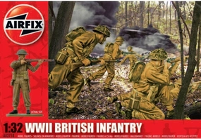 Airfix A02718 1:32 Scale British Infantry Figures Classic Kit Series 2