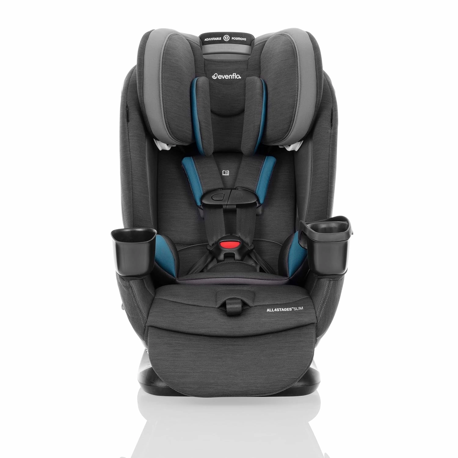 All4Stages Slim  4-in-1 Convertible Car Seat (Baker Gray)