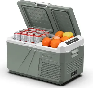 Alpicool 12V Refrigerator Freezer, Portable Refrigerator for Car with Dual Zone 26QT. Car Refrigerator Portable Freezer -4℉-68℉ RV Refrigerator Electric Cooler for Car Freezer Truck Outdoor Camping