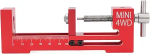 Aluminium Alloy Tire Installer for RC Mini 4WD Racing Car, Install Tire Fitter Device, User Friendly, Portable Lightweight, Sturdy Construction (Red)